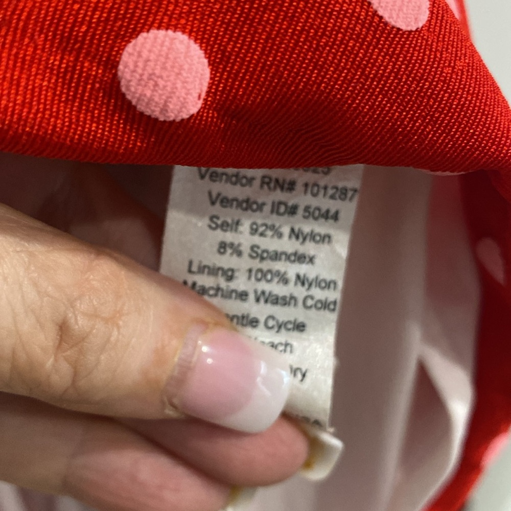 ALEXIA ADMOR Red and White Polka Dot Halter Dress |Size Medium - Picture 12 of 12